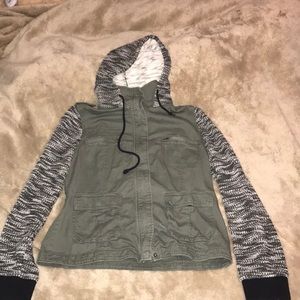 Army Green Cargo Jacket